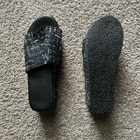 Tweed Platform Slide - Picture 2 of 3